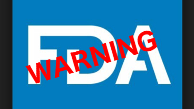 FDA warning letter