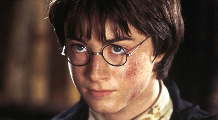 Harry Potter wearing his glasses