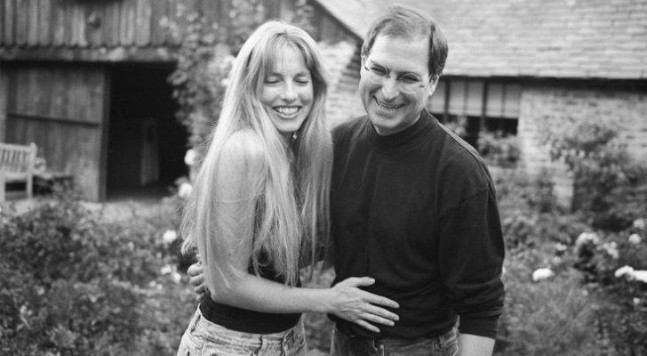 Steve Jobs with Laurene Powell