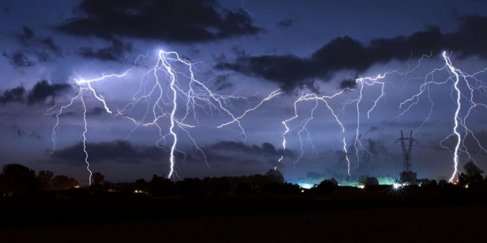 What causes thunder and lightning?