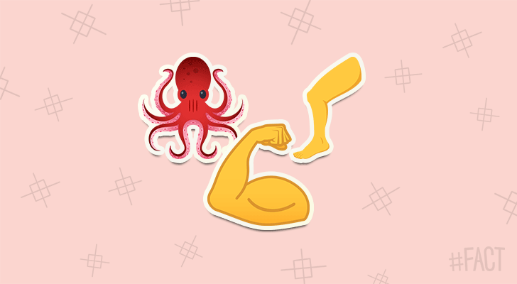 Octopuses actually have six arms and two legs!